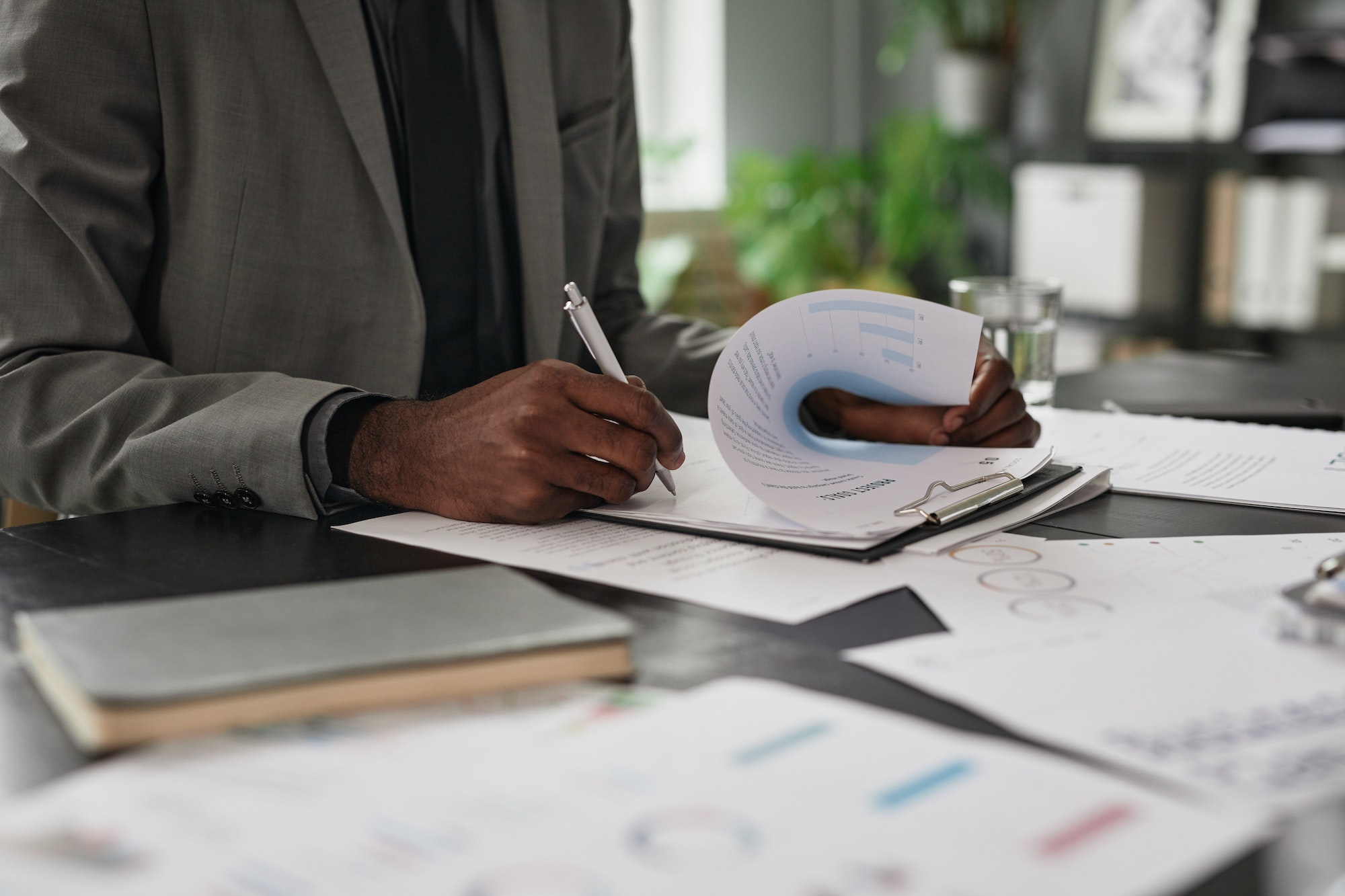 Businessman Signing Contract Closeup